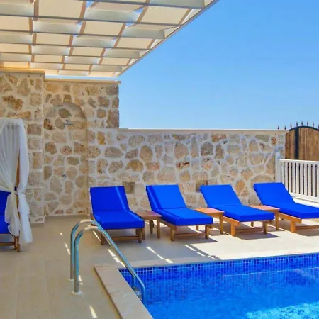 Uezuemlue 3 Bedroom Secluded With Private Pool Hot Tub * Kalkan